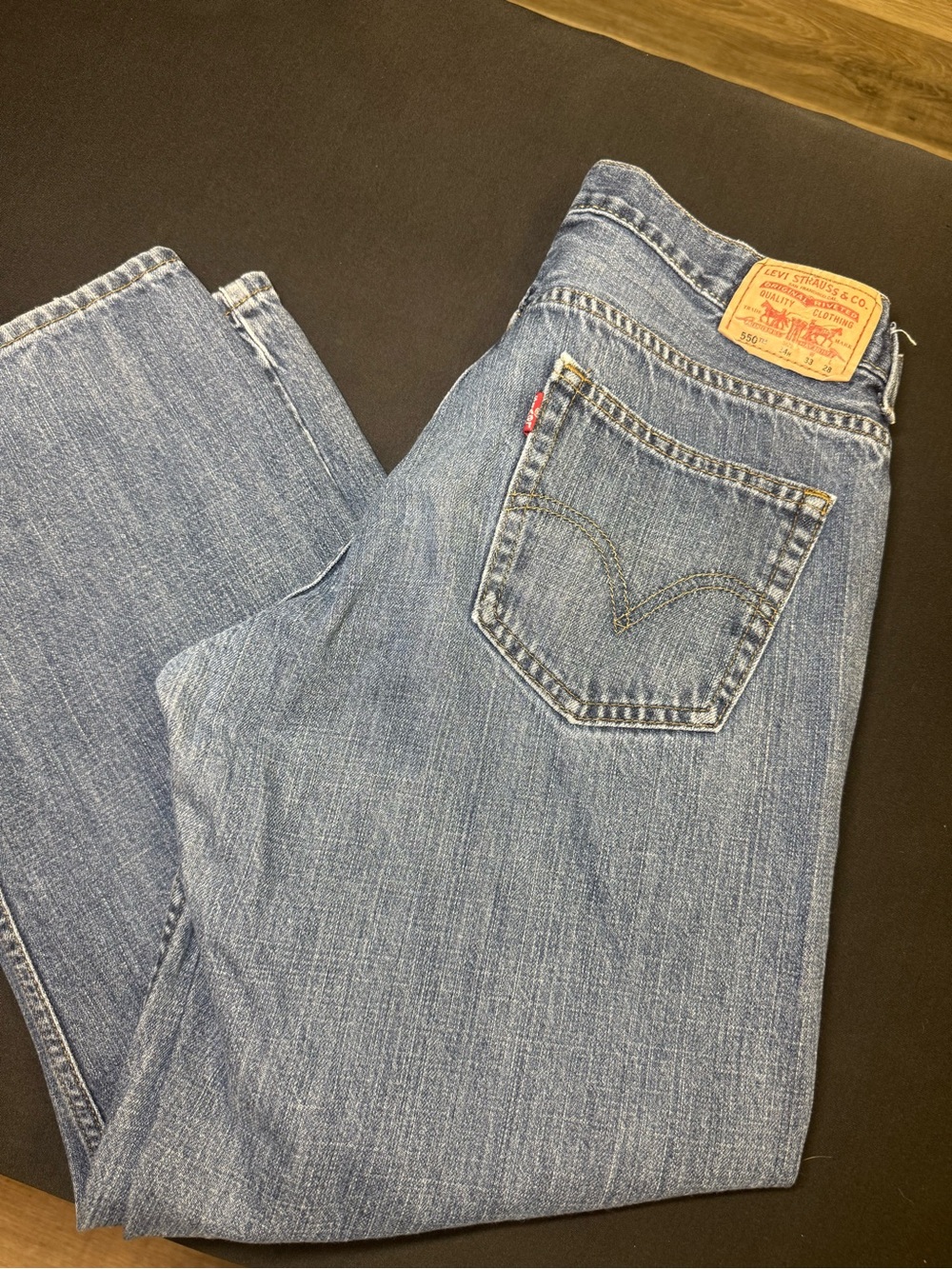Levi's Men's Light Blue Straight Leg Jeans